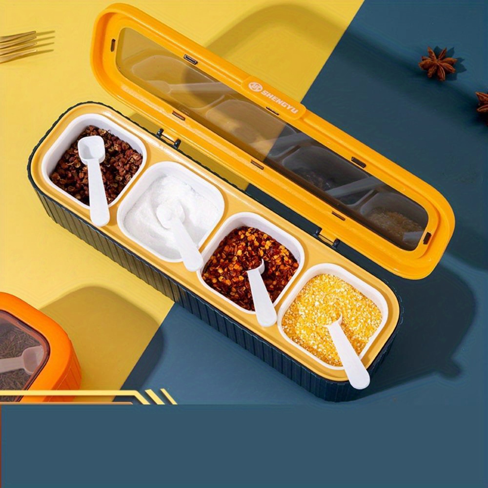 Seasoning Box Set Household Kitchen Salt Monosodium - Temu