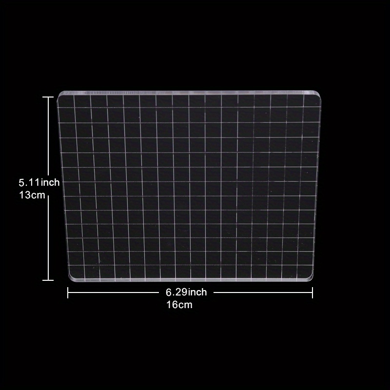 Clear Acrylic Stamp Positioner Kit For Diy Scrapbooking Craft Card Making Clear Acrylic Stamp Block Stamp Positioning Tools Set