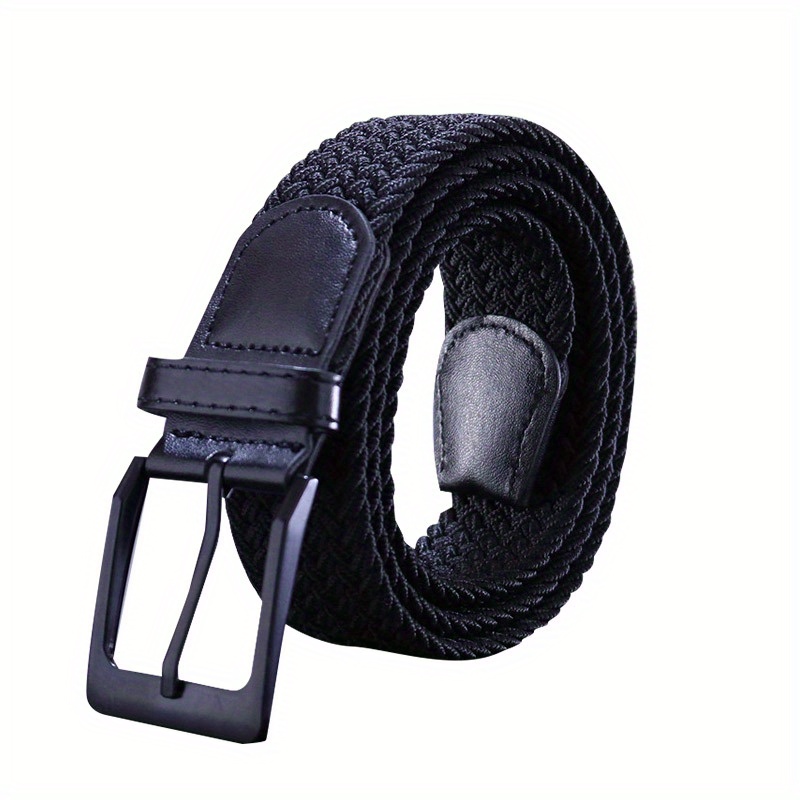 Monopa Kids Elastic Braided Belt - Pin Buckle Stretch Golf Baseball Belts  for Boys and Girls Aged 4-12 Years (Black) : : Clothing, Shoes &  Accessories