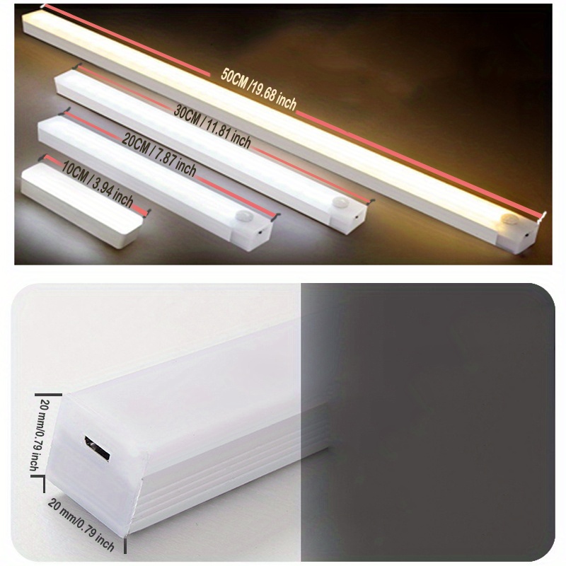 stick on anywhere, brighten up your home with this wireless rechargeable led light bar stick on anywhere details 2
