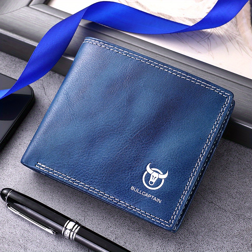 blue wallets for men