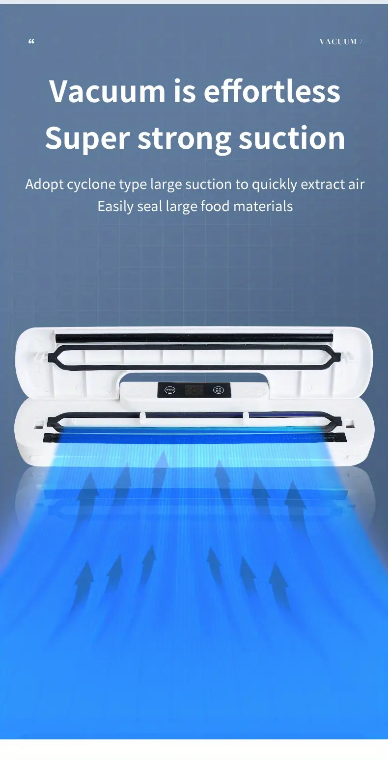 1pc vacuum sealer automatic food sealer vacuum sealer bags for food food sealer vacuum sealer handheld vacuum sealer details 6