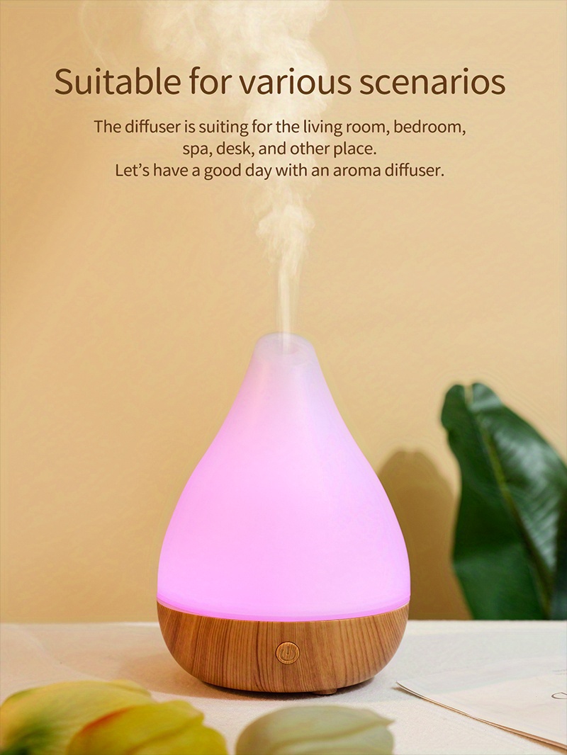 Aroma Diffuser, Humidifier & Lamp- Wooden Design — Yegi Beauty