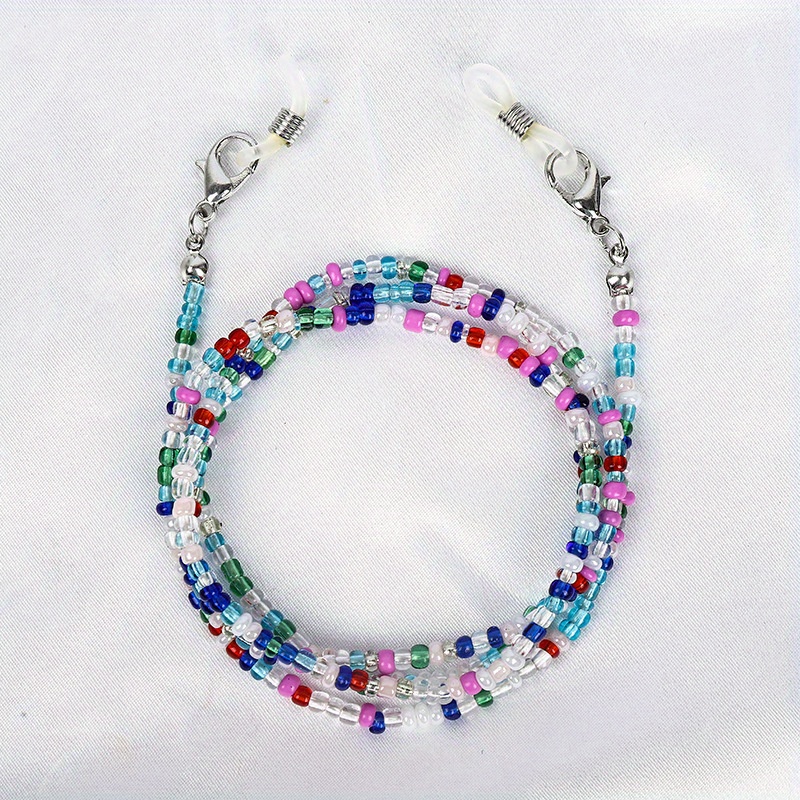 Glasses Chains Eyeglass Strap For Women Colorful Beaded - Temu