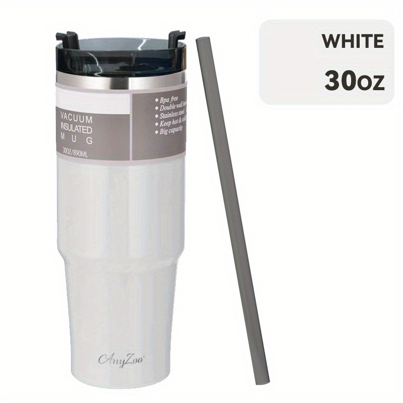30oz Tall Mug with Straw Lid– FIFTY/FIFTY Bottles