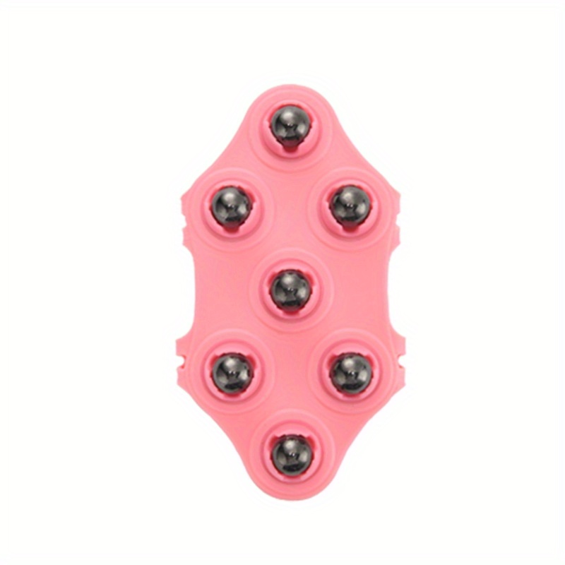 Double Belt Hand Held Roller Ball Massager for Muscle Back Neck Foot Shoulder