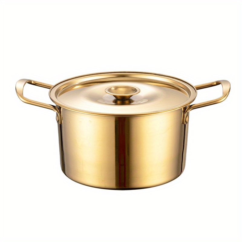 Ramen Cooking Pot, Stainless Steel Pasta Stockpot, Small Everyday Pan With  Double Handle, Korea Noodle Pot, Induction Saucepan Stewpot For Stovetop,  Soup, Egg, Stir Fry, Fast Heating, 2 Qt - Temu Belgium