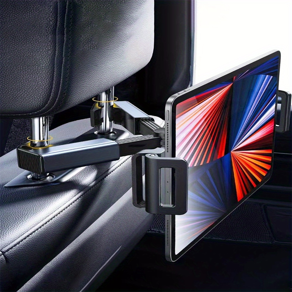 Car Tablet Mount Back Seat Headrest Holder Adjustable Temu Netherlands
