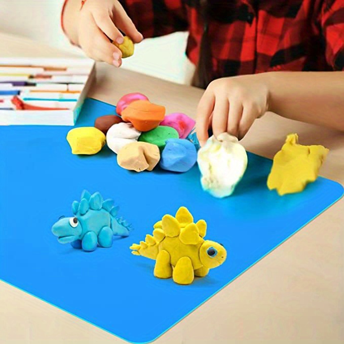 iArtker Silicone Painting Mat, 20×16 Silicone Craft Mat with  Cup and Lid,Silicone Art Mat,Non Stick Silicone Sheet for Resin, DIY, Clay,  Play Doh, Blue : Arts, Crafts & Sewing