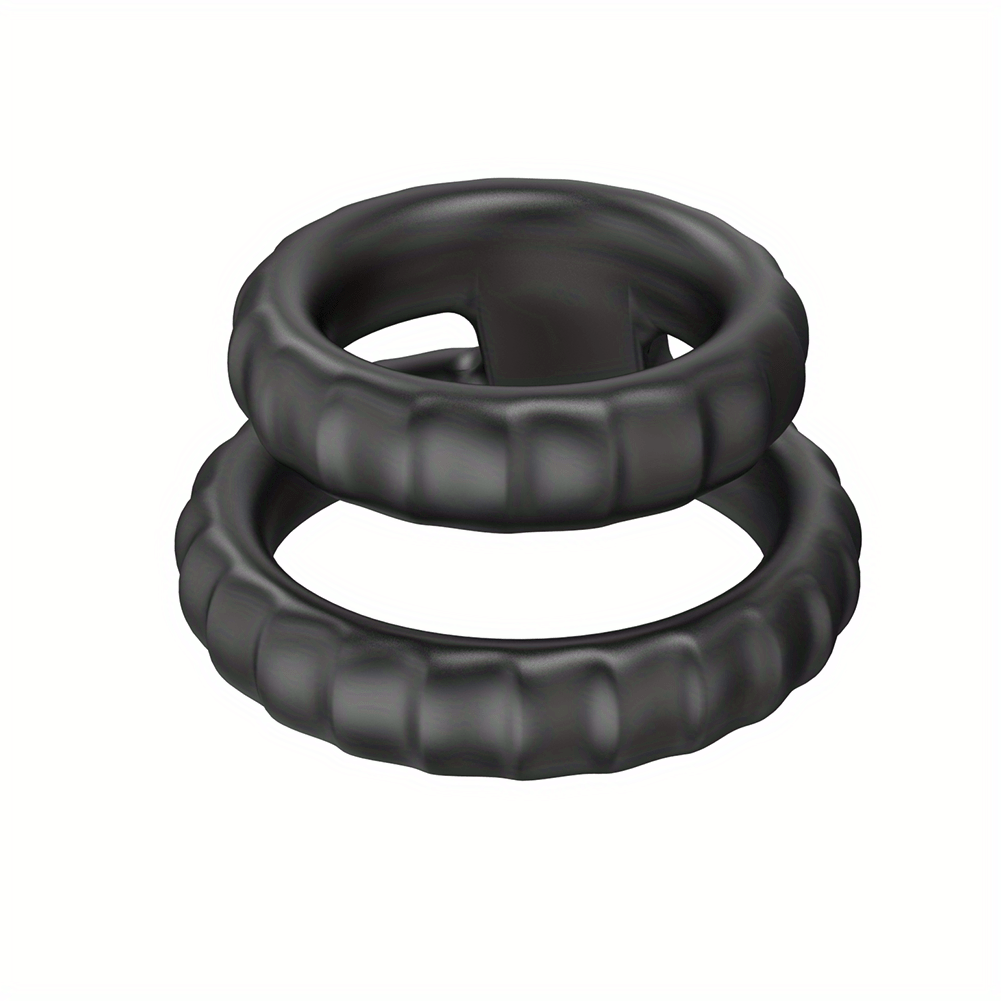 Silicone Double Penis Rings Male Masturbator Cock Ring - Temu Australia