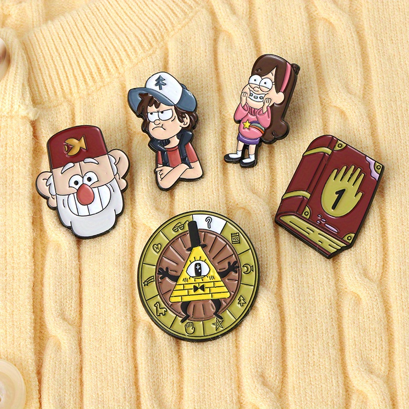 9 Style Cartoon Anaimal Enamel Pins Funny Anime Badge Brooch Laoel Pin  Friend Gift