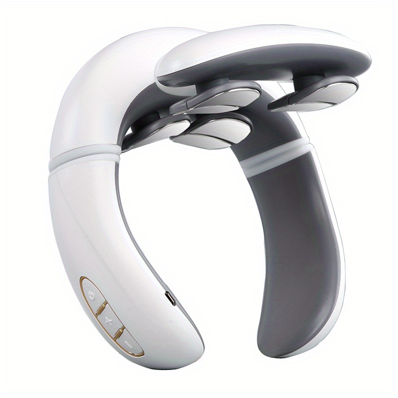 Finger Pressure Neck Massager With Heating Function Back - Temu