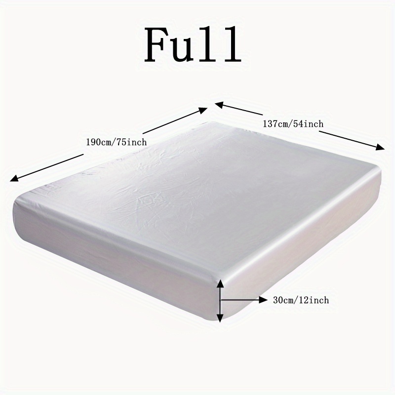 1pc Solid Summer Fitted Sheet Soft Comfortable Machine Washable Bedding