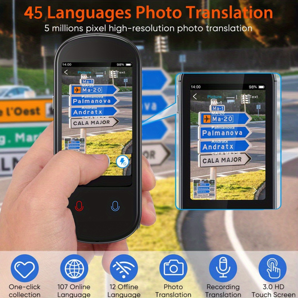 Traductor De Voz Instantaneo 2025 BSTBOO AI Language Translator Device ...