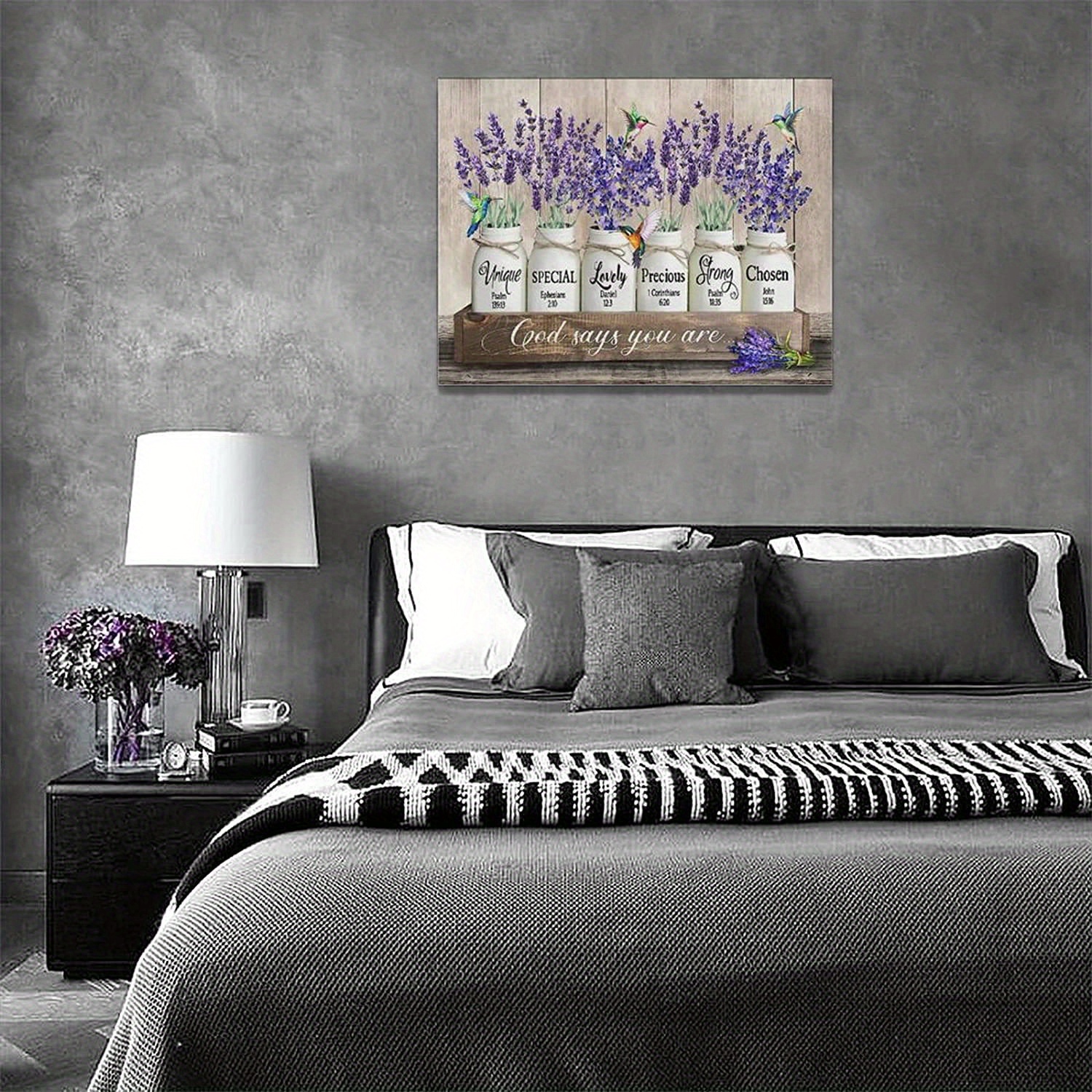 Lavender Bathroom Decor Wall Art Purple Lavender Bathroom Pictures Wall  Decor Spa Relax Bathroom Signs Canvas Prints Painting Modern Home Artwork