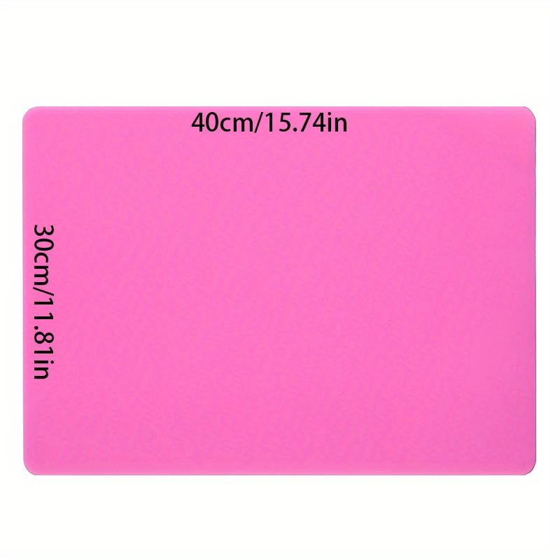 MOHOPE Extra Large Silicone Painting Mat 24x16 Thick Silicone Craft Mat Silicone  Mats for Crafts - Durable Drawing Boards with Ruler for Painting Crafts Art  Clay and Casting Resin (Pink) Pink 24x16