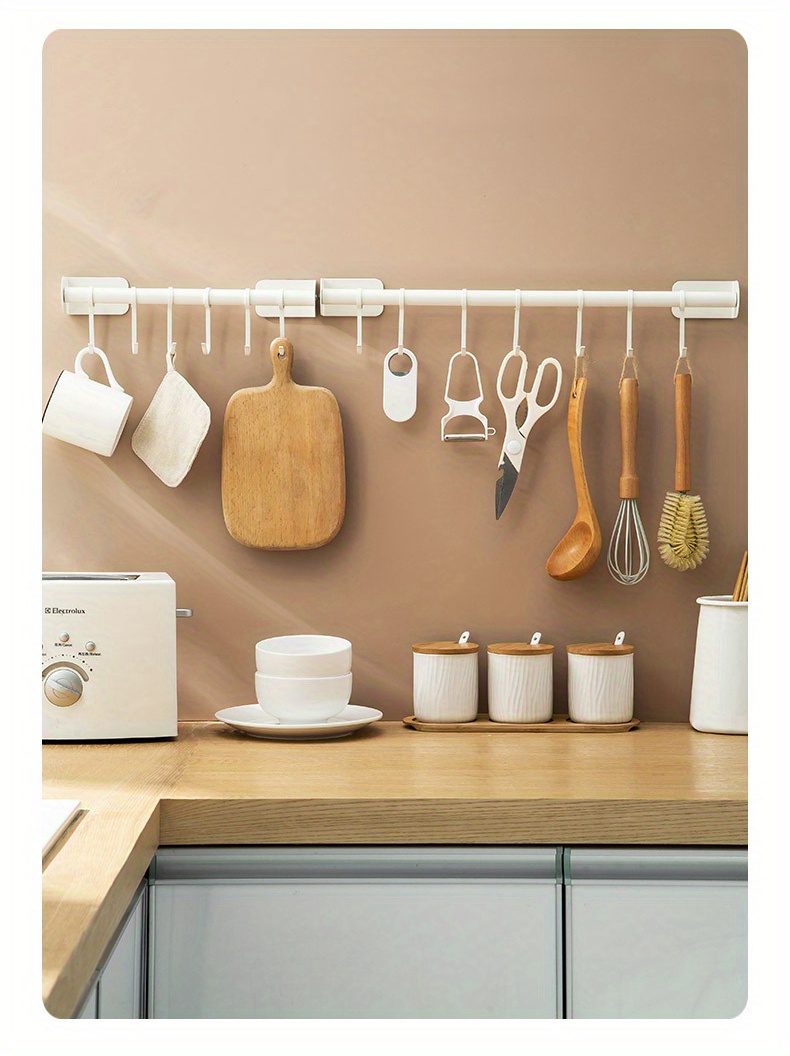 Lot de 5 crochets solides pour cuisine et salle de bain (modèle C) - Wood,  Tools & Deco