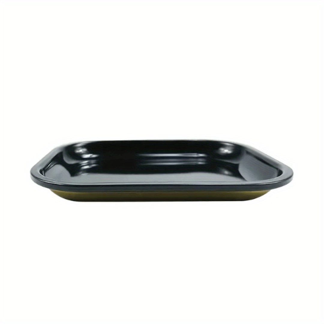 Tray Metal Rolling Tray (Black, 7 x 5.5)