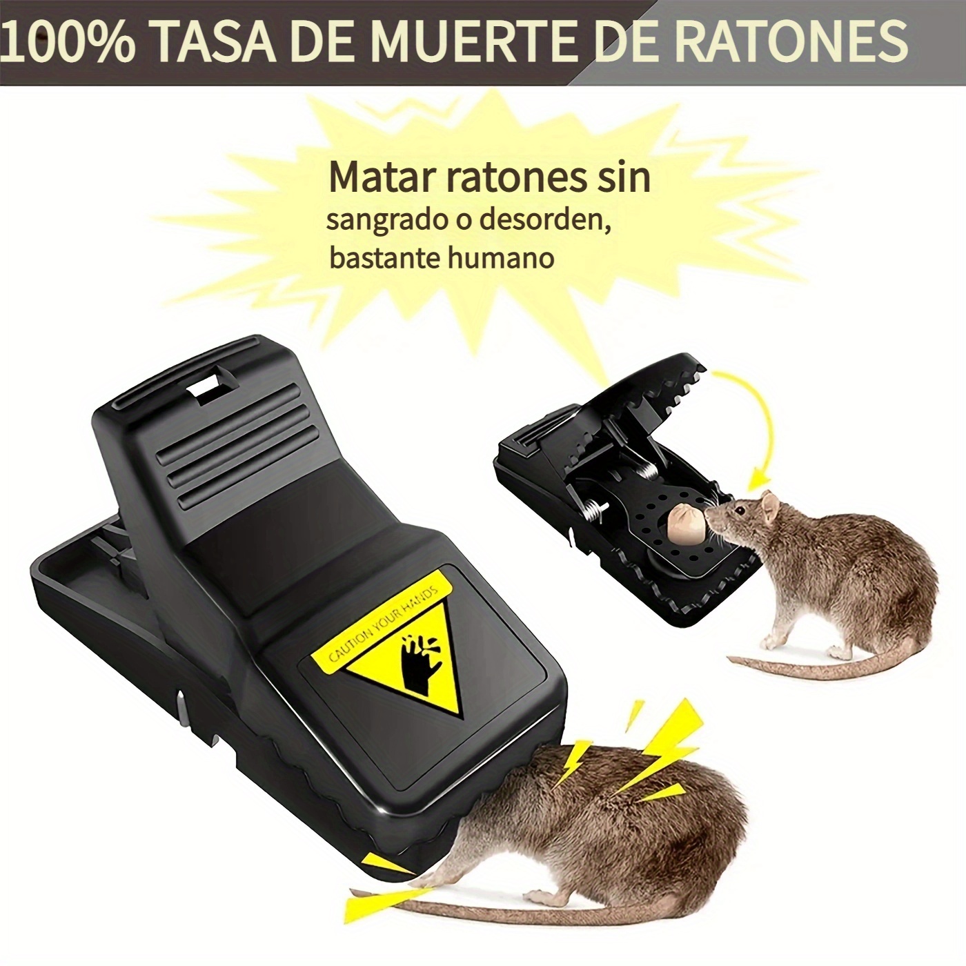 1 Pieza De Trampas Para Ratones Trampa Humana Para Ratones - Temu