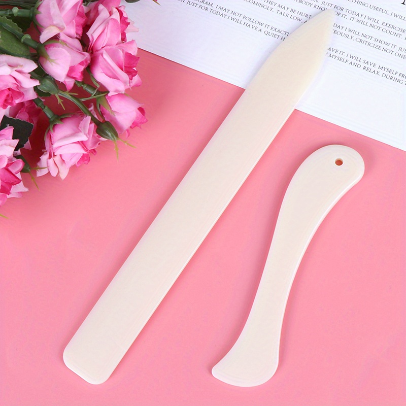 2pcs Bone Folder, Creaser Tool, Paper Creaser Bookbinding Scoring,  Scrapbooking Tool For DIY Bookbinding Paper, Leather Crafts, Card Making  And Office