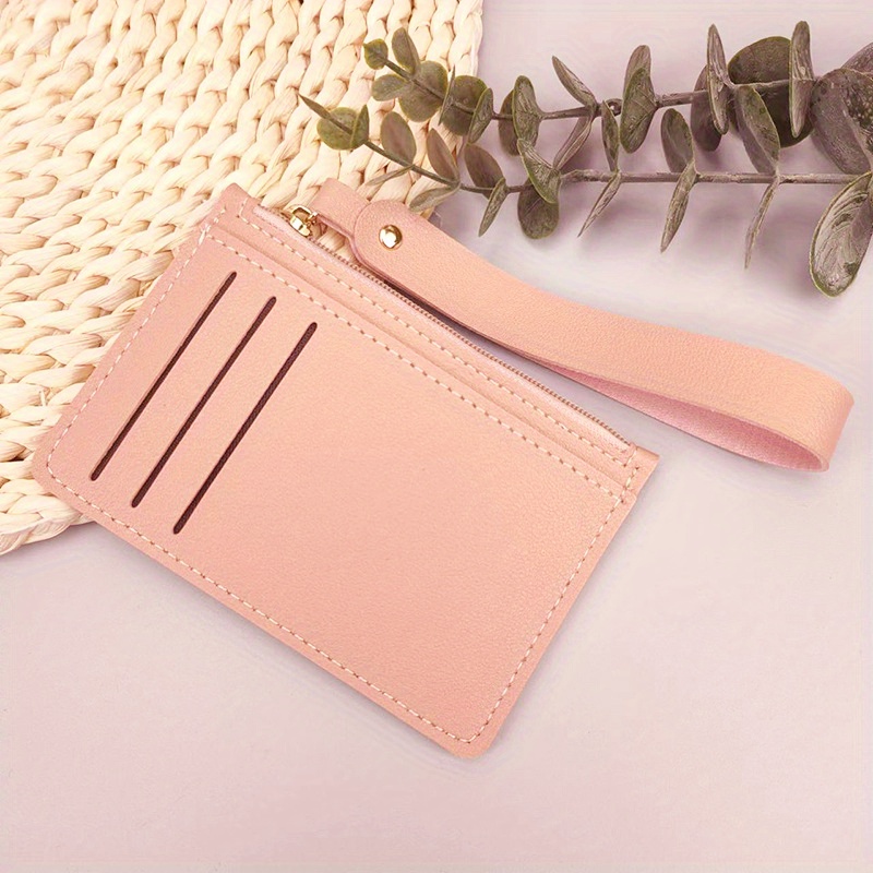 Slim Wallet Women Wallet With Keychain Id Card Wallet Color 