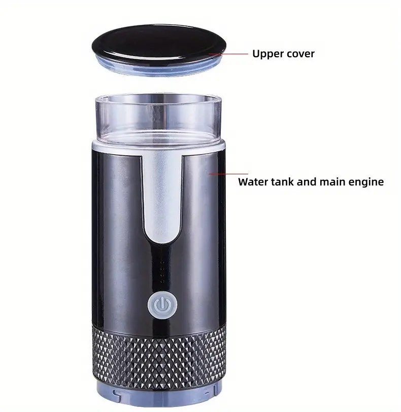 portable wireless coffee machine american espresso capsule coffee powder dual use home automatic small travel camping rechargeable hand held exquisite portable usb charging to drink coffee at any time details 3