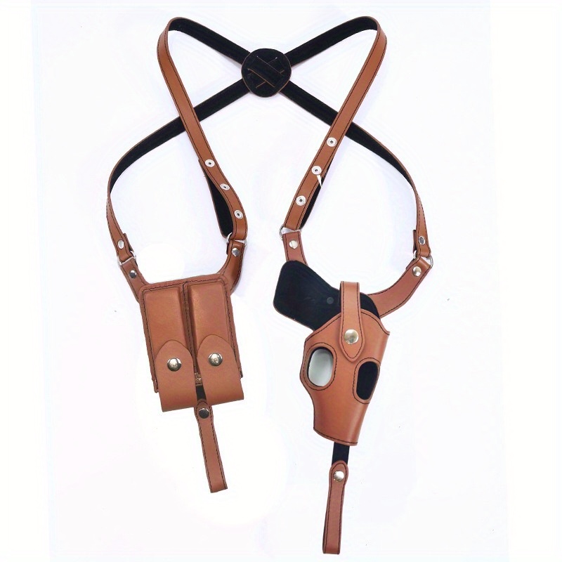 Shoulder Tactical Holster Vertical Shoulder Holster Leather - Temu