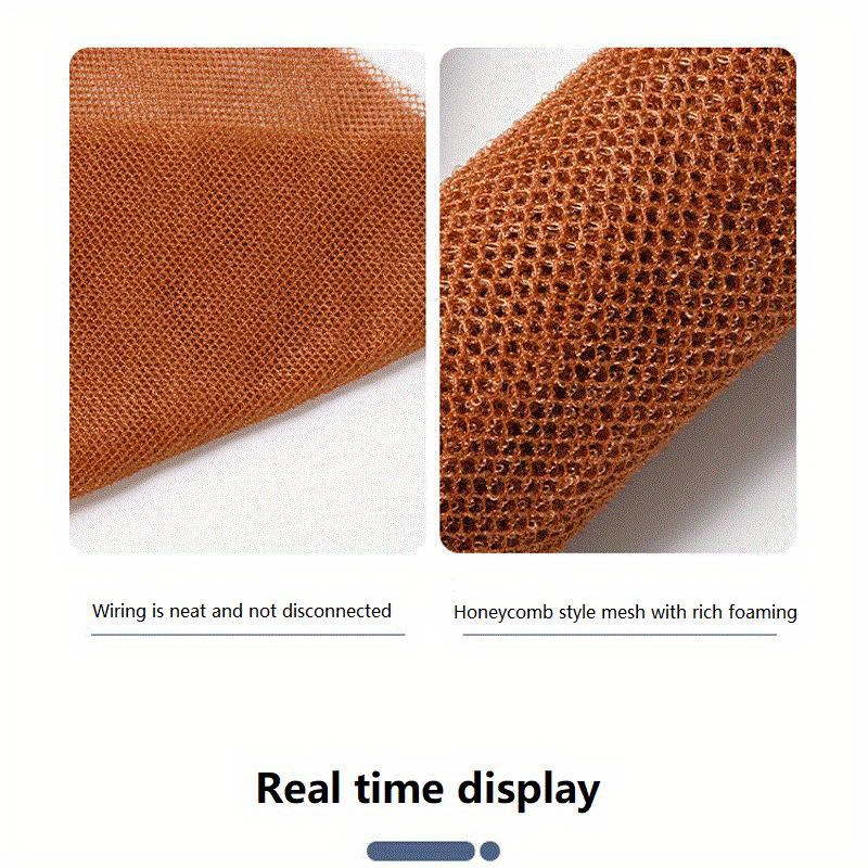 Long Net Bath Sponge Exfoliating Smoothing Skin Perfect Temu New Zealand