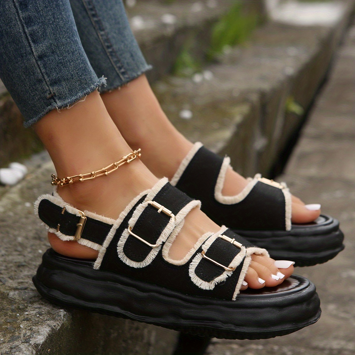 Comfortable best sale sole sandals