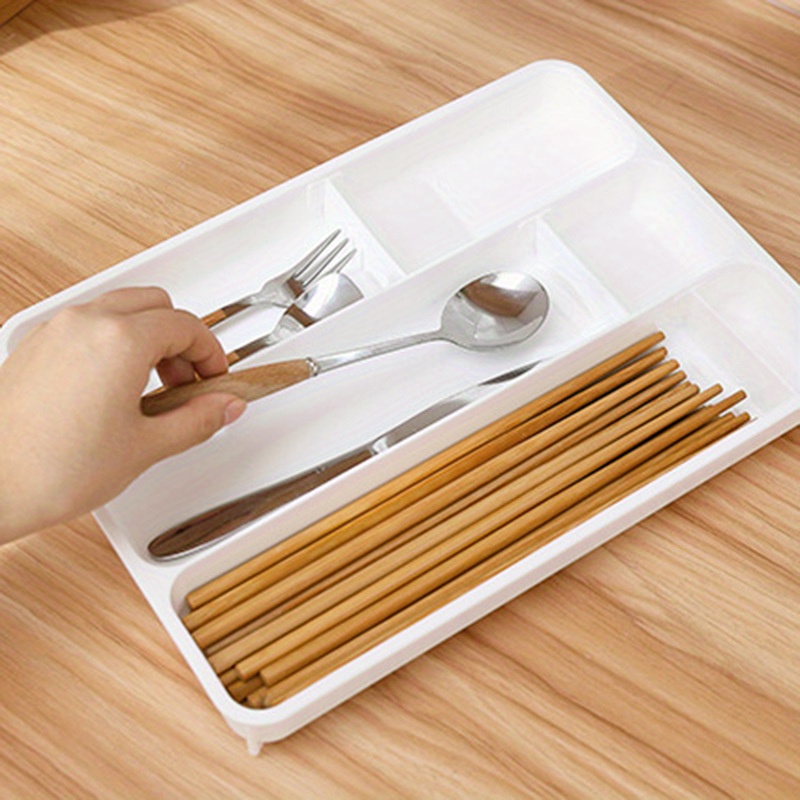 Acheter Tiroir organisateur plateau cuillère couteau fourchette couverts  séparation boîte de rangement accessoires de cuisine