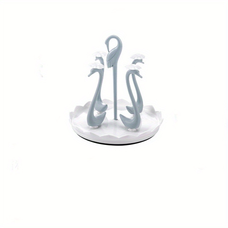 Household Creative Swan Drain Cup Holder Kitchen Rotating - Temu