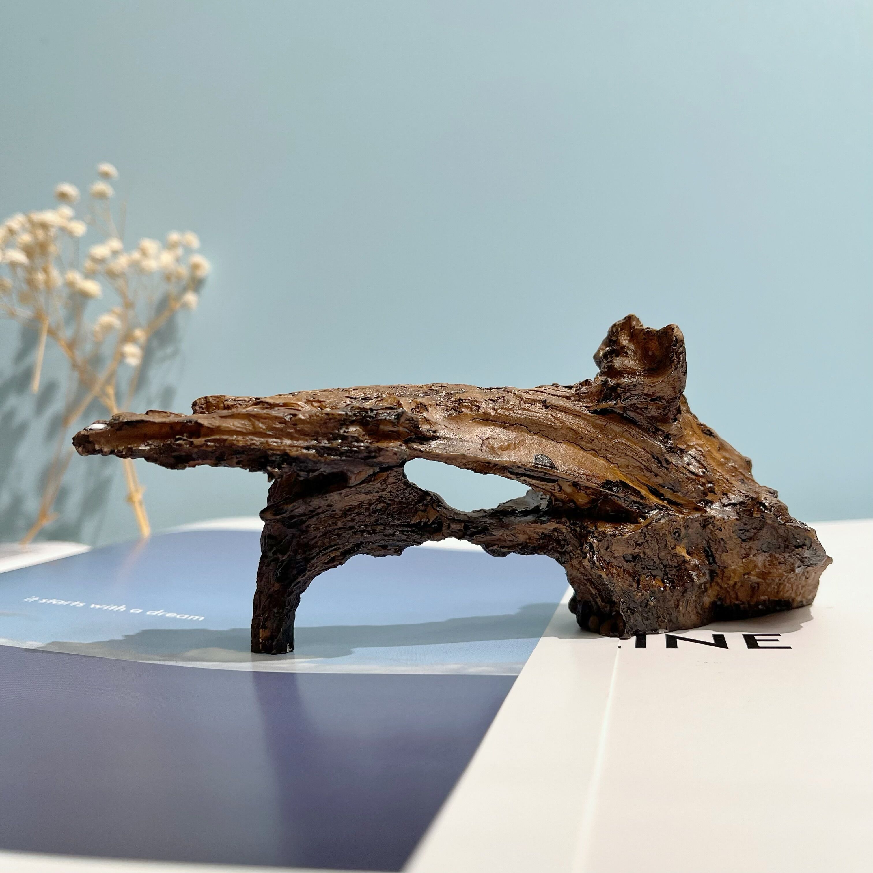 Fish Tank Artificial Resin Branches Tree Roots Decor Plants Temu