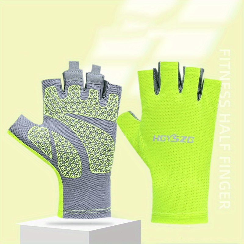 Fingerless Fishing Gloves Upf50+ Sun Gloves Uv Protection - Temu