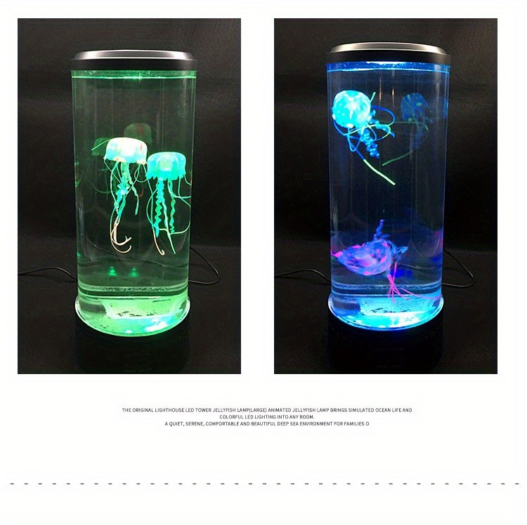 Cool Jellyfish Lava Lamp Night Light Home Office Party - Temu