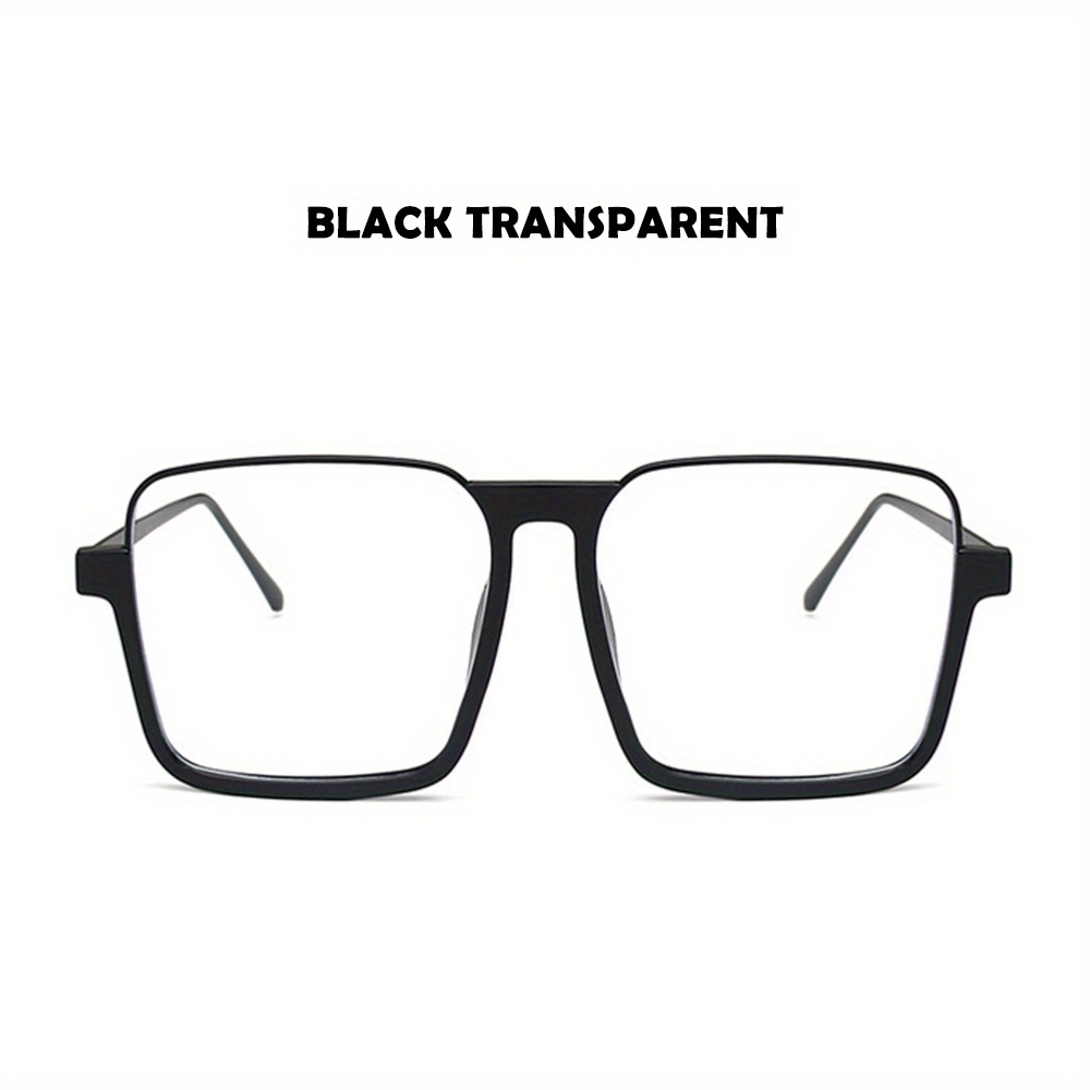 Oversized Square Sunglasses UV400 Gradient Lens Casual Jelly Glasses