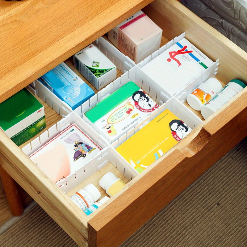 Clear Plastic Drawer Organizer Desk Drawer Divider - Temu