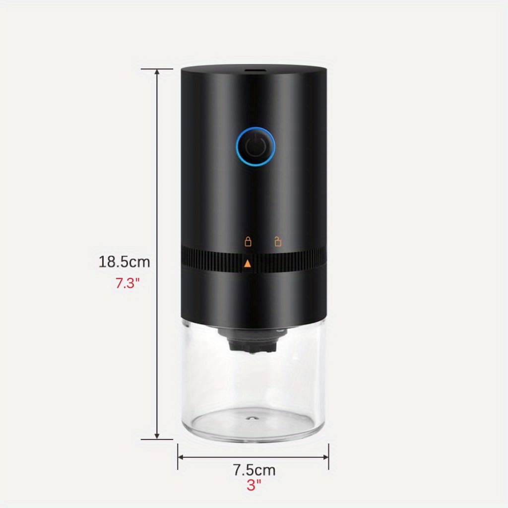 Copy of Portable Coffee Grinder Burr Automatic Espresso Machine Coffee  Maker Rechargeable Battery Operated,Travel Coffee Tumbler for