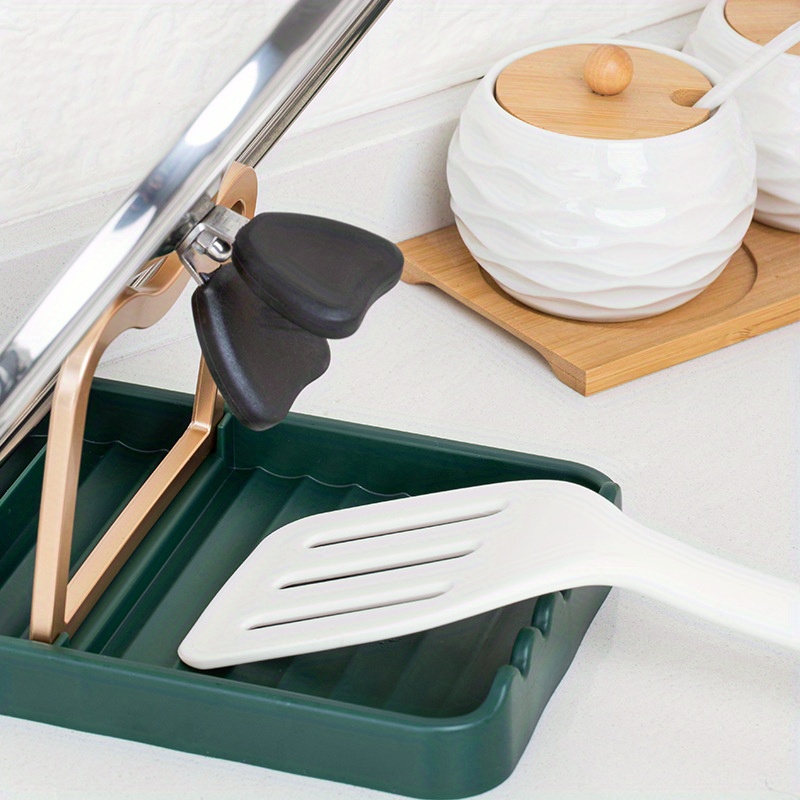 Foldable Spoon Rest Kitchen Counter Cooking - Temu United