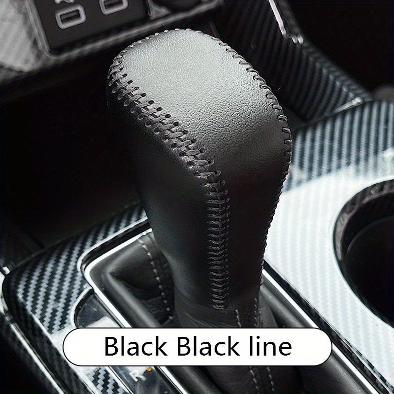 Unique Bargains Faux Leather Gear Shift Knob Cover For Honda 10th Civic  2016-2020 Black 1pc : Target