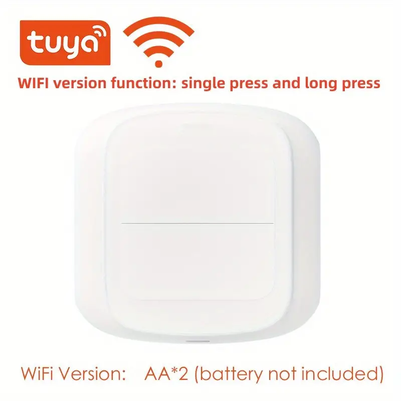 Tuya WiFi/ZigBee 2 Gang Inalámbrico 6 Interruptor De Escena Controlador De  Botón Pulsador Escenario De Automatización Alimentado Por Batería Para Disp