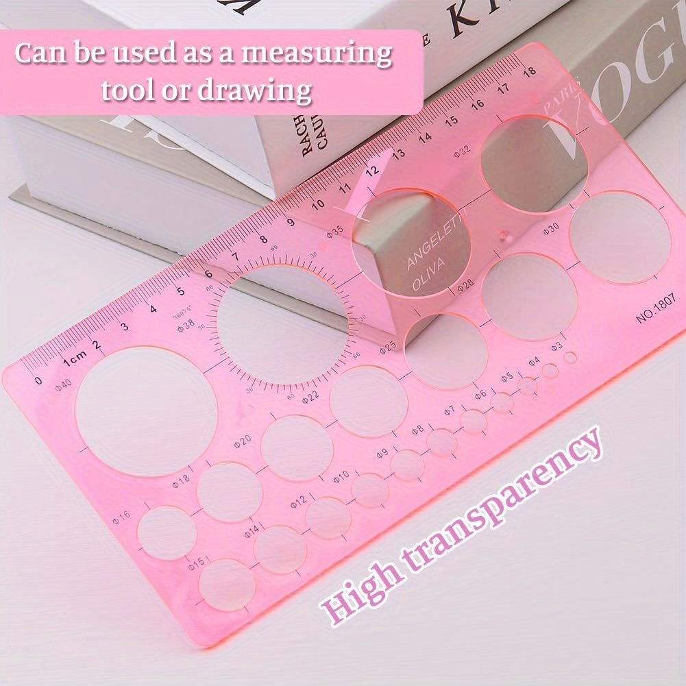 Quilling Circle Ruler Template Kit With Various Size 