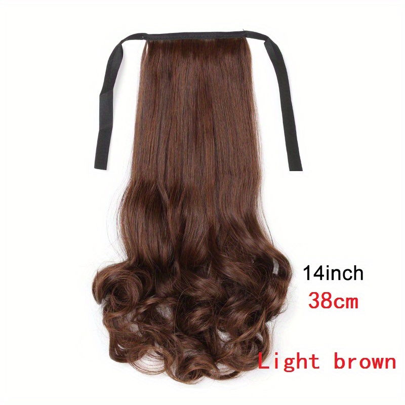 Long Curly Ponytail Extensions Drawstring Hair Accessories for Women