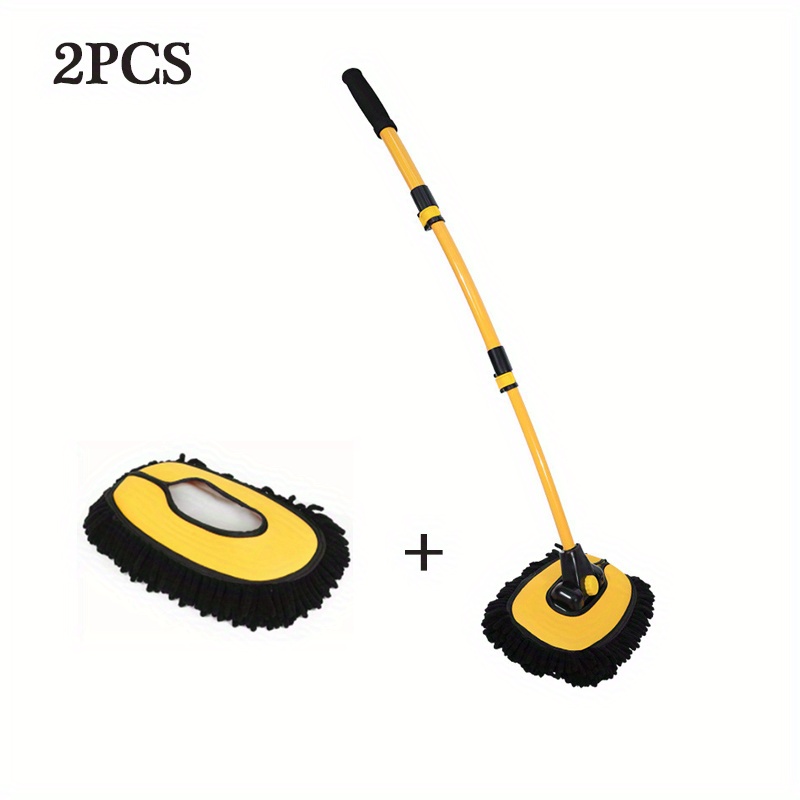 ar Washing Mop Car Cleaning Brush Car Wash Brush Cleaning Telescoping Auto  Long Handle Chenille Accessories 45 Long Handle