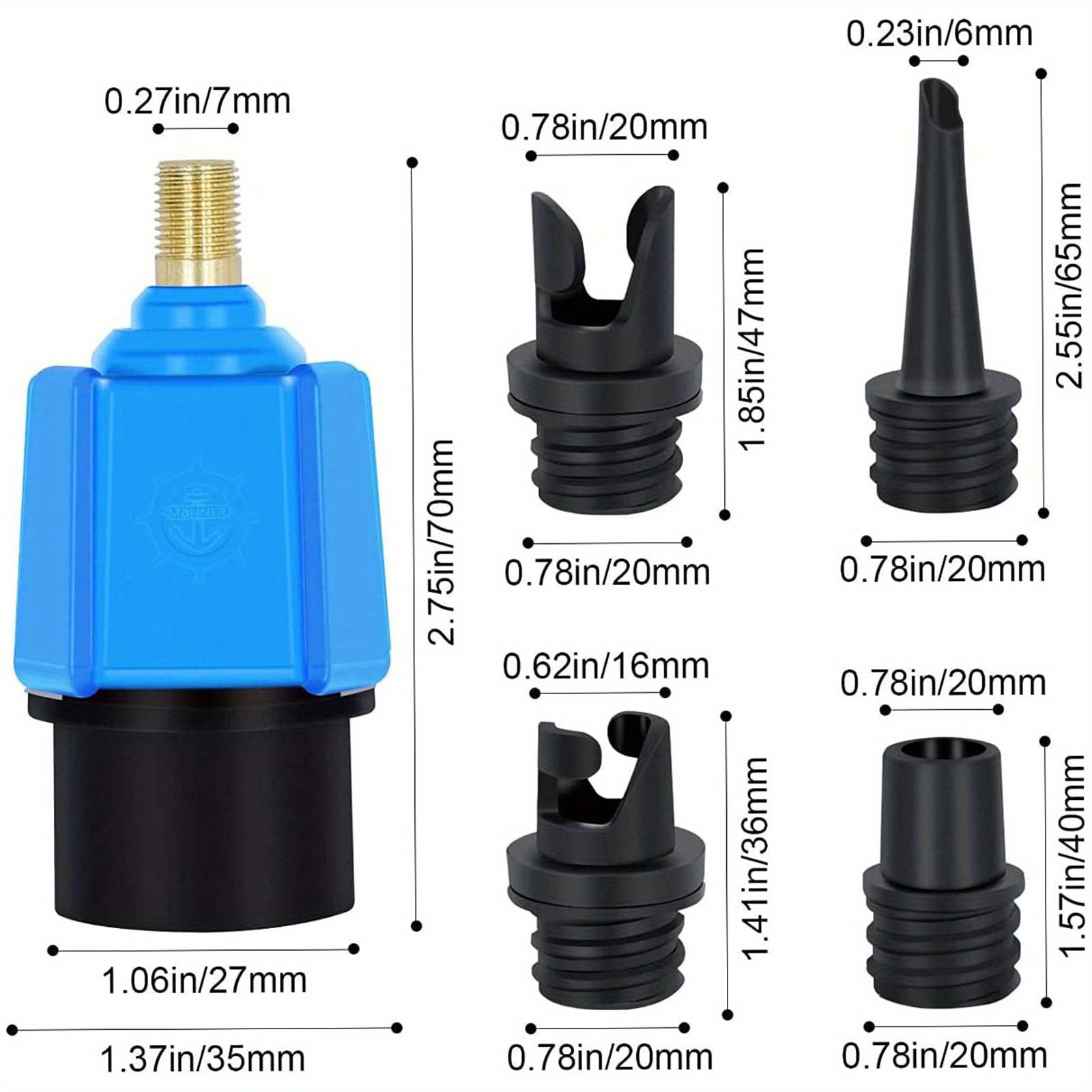 Paddle Board Valve Adapter Inflatable Pump Converter With 4 Temu