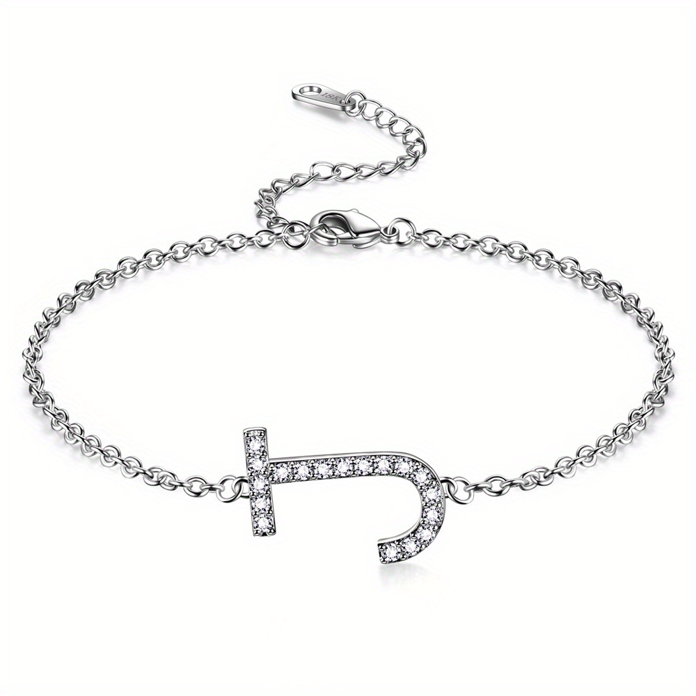 Initial Bracelet 26 Letters Alphabet Couple's Bracelet Personalized Jewelry  Jewelry Valentine's Day Gift For Women Girls A-t - Temu