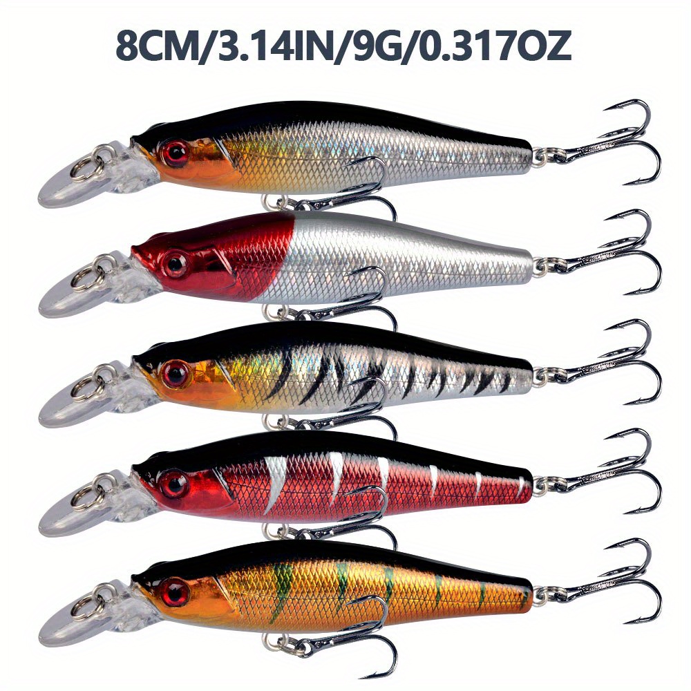 Soft Bionic Fishing Lure,bionic Fishing Lure For Saltwater & Freshwater,10  Pcs Mock Lure Can Bounce For Fishing Lovers