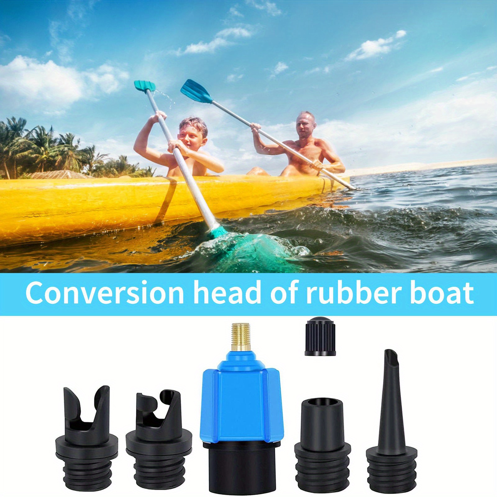 Paddle Board Valve Adapter Inflatable Pump Converter With 4 Temu