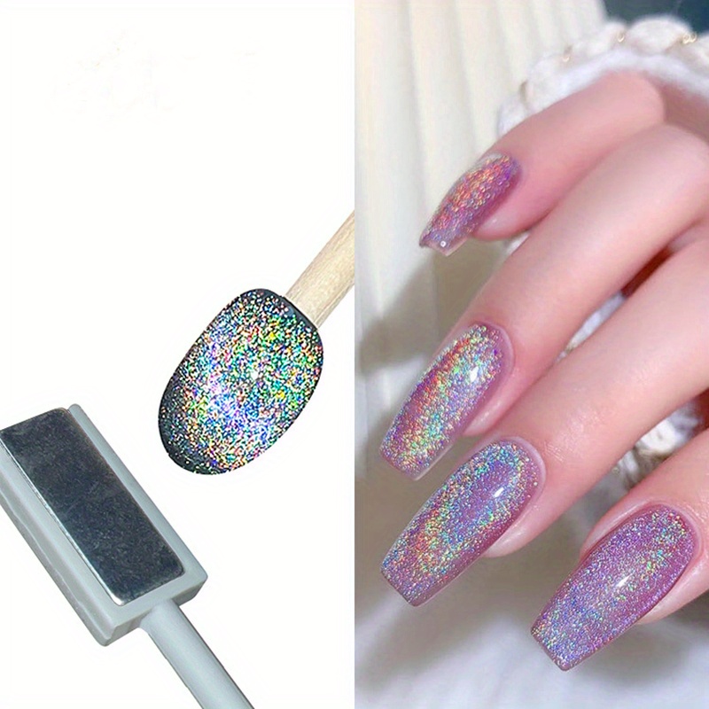 9d eco-friendly glitter magnet powder chameleon