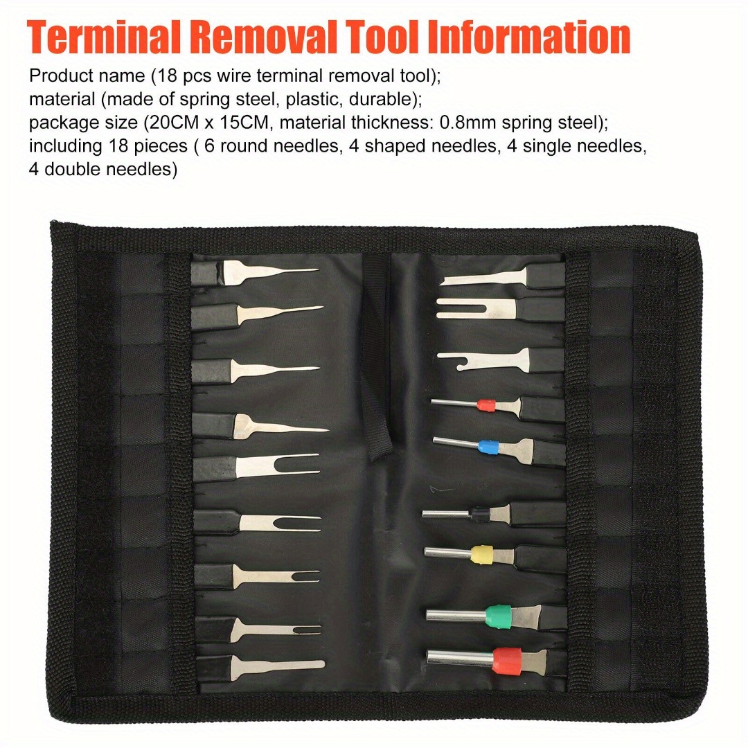 Automotive Terminal Removal Tool Kit Car Pin - Temu