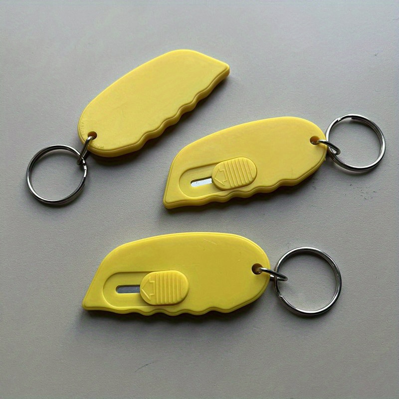 Pocket sized Auto retractable Box Cutter Keychain For Men - Temu Canada